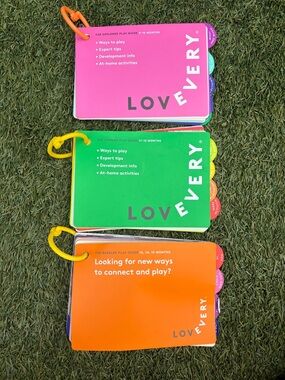 Lovevery Play Guides: 9-10 months, 11-12 months, and 13-15 months